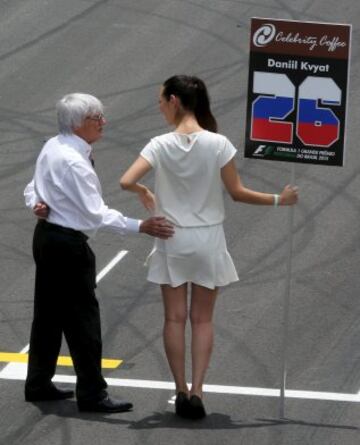 Bernie Ecclestone.