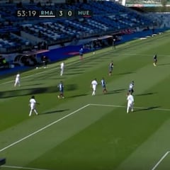 Cuando está bien juega a otra cosa distinta: maravilla de Hazard que propició el gol de Valverde