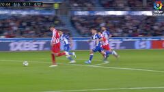 La secuencia perfecta del golazo de Morata: Reflejo de un gran 9