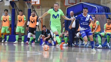 Partido de fútbol sala entre Inter Movistar y Manzanares.