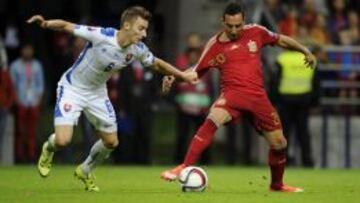 Cazorla con la Selección.