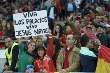 Buen ambiente en el Estadio de Ginebra.