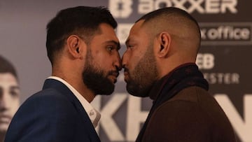 Amir Khan y Kell Brook, cara a cara.