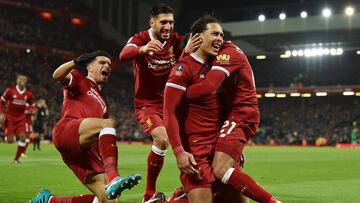 Liverpool y Manchester United avanzan sufriendo en la FA Cup