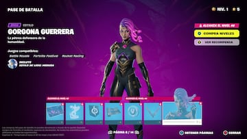 fortnite capitulo 5 temporada 2 pase de batalla skins objetos