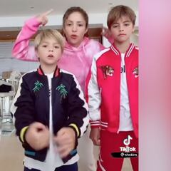 Shakira baila con sus hijos un 'hit' de TikTok sin Piqué
