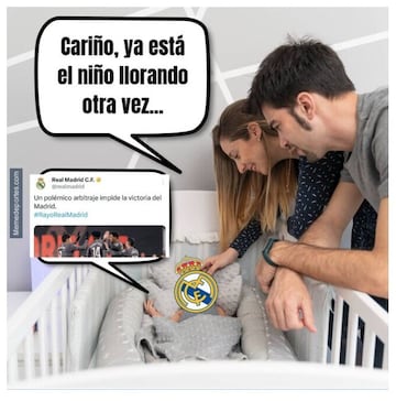 El empate del Madrid protagonista de los memes de la jornada