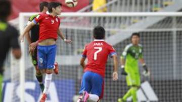 Mazuela, el &quot;9&quot; de la Roja, es uno de los jugadores con proyecci&oacute;n.