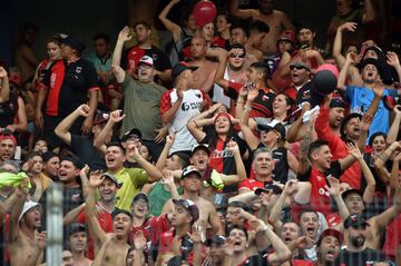 Gran ambiente en la final de la Copa Sudamericana. 