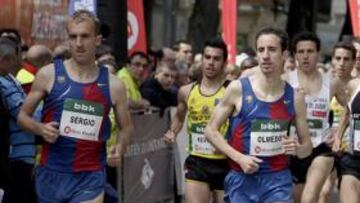 <b>¿AMATEURS? </b>Sergio Sánchez y Manuel Olmedo, atletas de élite en la sección de atletismo del Barça.