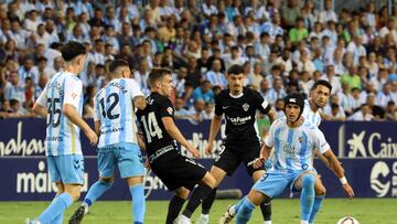 Último partido jugado por el Málaga en casa ante el Elche.l