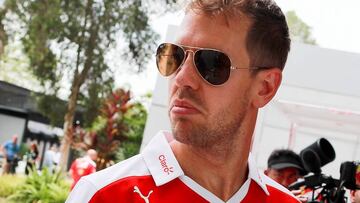 Vettel en Sepang.