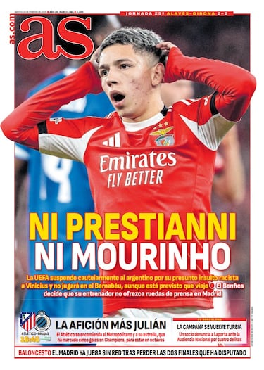 Las portadas de AS de febrero