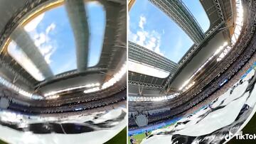Así se vivió el himno de la Champions desde el centro del campo: el Bernabéu impresiona aún más
