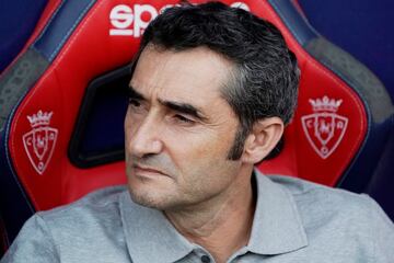 El entrenador del FC Barcelona, Ernesto Valverde.
