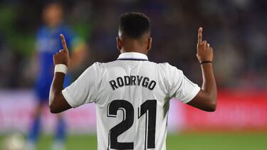 Rodrygo, jugador del Real Madrid.