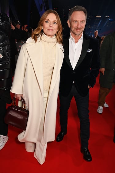 El director de Red Bull Racing, Christian Horner y su esposa, la spice girl Geri Halliwell.