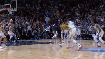 Wade será eterno: firmó la victoria con un triple a una pierna en el úlitmo segundo y de rebote