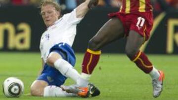 Holanda arrolla en los últimos minutos a una Ghana muy limitada