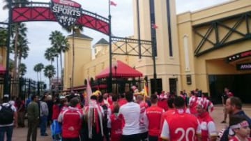 Santa Fe jugó su primer partido de la pretemporada frente al Bayer Leverkusen en Estados Unidos.