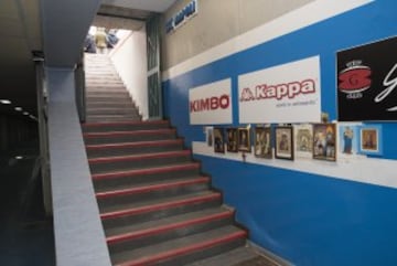 El estadio Sao Paolo del Napoli ha sufrido unas mejoras para el próximo partido.