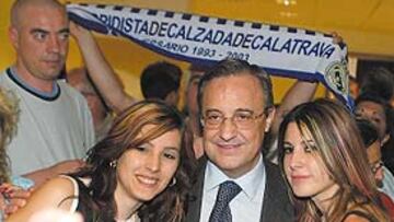 <b>RESPALDO A SU GESTIÓN</b>. Las peñas del Madrid han mostrado su apoyo a Florentino Pérez.