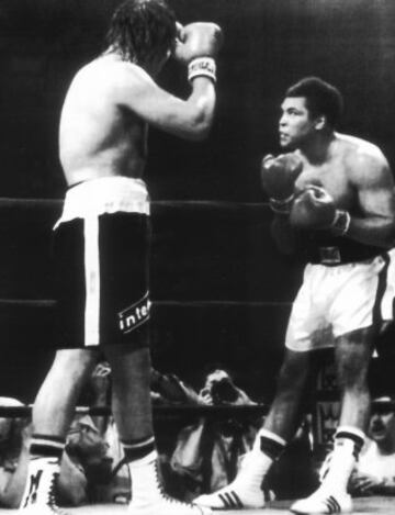 AAlfredo Evangelista, boxeador uruguayo nacionalizado español, fue Campeón de Europa en siete ocasiones. Disputó el mundial de los pesos pesados en 1977 contra Muhammad Alí a 15 asaltos, perdiendo a los puntos y en 1978 con Larry Holmes cayó derrotado por K.O en el octavo asalto. En 1995 la Audiencia de Madrid condenó al púgil a ocho años de cárcel y a una multa de 101 millones por un delito de tráfico de drogas. Tras cinco años en prisión fue liberado en el año 2000 por buena conducta.