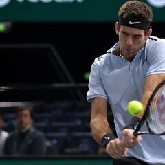 Del Potro está a un triunfo del Masters; Goffin, clasificado