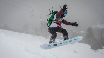 Isidora Assler es una de las figuras del Freeride chileno. 