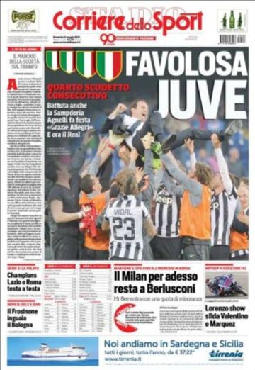 Portadas de la prensa deportiva