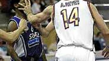 PASIÓN. España e Israel jugaron un partido muy igualado en busca de los cuartos del Europeo. Al final, ganó el mejor.