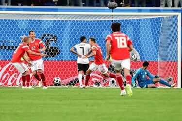 De la goleada a Arabia se dieron anotaciones de gran calidad, siendo el disparo de tres dedos de Cheryshev la que más sobresalió porque la puso en el ángulo. 