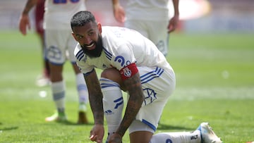 El jugador de Universidad de Chile Ronnie Fernández, es fotografiado, durante el partido de Primera División realizado en el estadio La Portada de La Serena, Chile.
09/10/2022
Hernan Contreras/Photosport