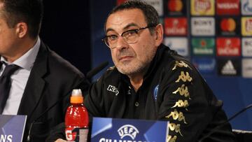 14/02/17   PREVIA PARTIDO CHAMPIONS LEAGUE OCTAVOS IDA 
 REAL MADRID - NAPOLES 
 RUEDA DE PRENSA MAURIZIO SARRI ENTRENADOR ALBIOL Y CALLEJON JUGADORES