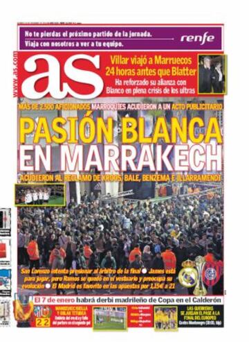 Las portadas de AS de diciembre