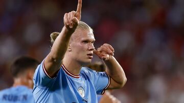 06/09/22  PARTIDO CHAMPIONS LEAGUE
SEVILLA - MANCHESTER CITY
GOL 0-1 DE HAALAND 