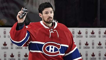 Carey Price, portero de los Montreal Canadiens de la NHL.