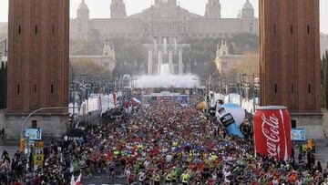 Salida del Marat&oacute;n de Barcelona en su edici&oacute;n de 2016.