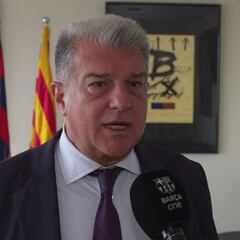 Laporta se enciende: “No estamos en Múnich por los árbitros”