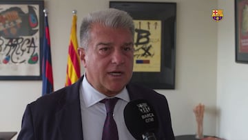 Laporta, presidente del Barça.