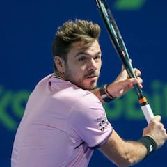 Wawrinka arranca con victoria en su debut en Doha ante Chardy