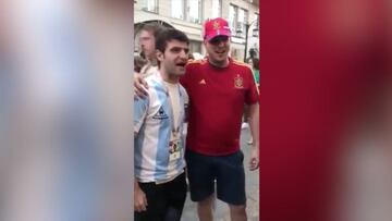 Dos auténticos cracks: imitan la narración del gol de Maradona a Inglaterra y se vuelve viral