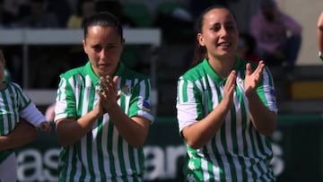 Ana y Laura Gonz&aacute;lez, jugadoras del Betis. 