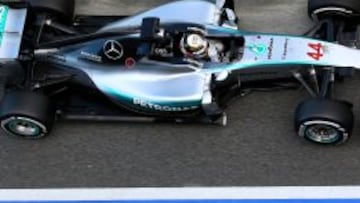 Hamilton y el Mercedes son los rivales a batir para el resto de la parrilla.