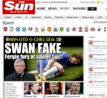 Portadas de la prensa extranjera