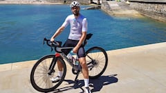 David Villa, un gran aficionado al ciclismo.