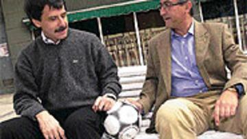 <b>AMIGOS Y RIVALES</B>. Moré y Manzano, de nuevo frente a frente.