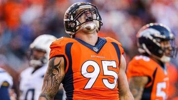 Derek Wolf es uno de los jugadores más intensos de la NFL.