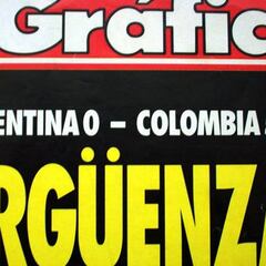 Cierra El Gráfico: A Colombia le dejó la portada negra del 5-0