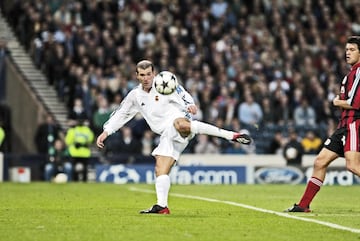 Zidane marcó el gol de la 'Novena' con el Real Madrid.